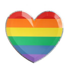 Kleine bordjes - Rainbow Heart