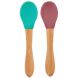 Set van 2 lepels - Green/rose