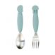 YummyPlus lepel & vork - Sea friends - Blue
