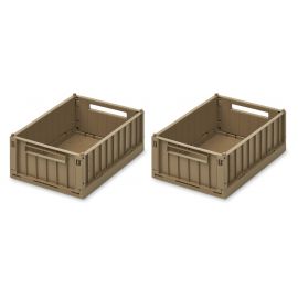 Weston opvouwbare krat S 2-pack - Oat