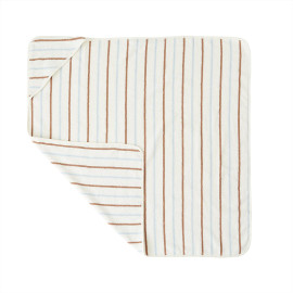 Raita bad cape - karamel/ic blauw