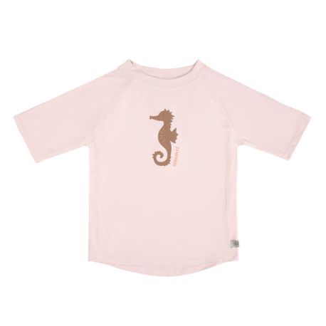 Anti-UV zwem T-shirt - Zeepaardje - Lichtroze