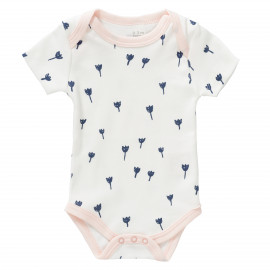 romper met korte mouwen - tulip indigo blue