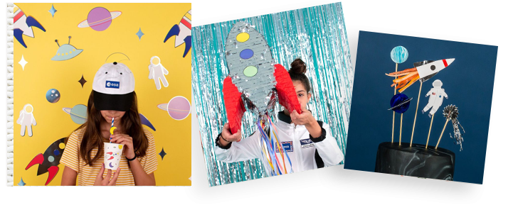 Alles voor een astronauten feestje